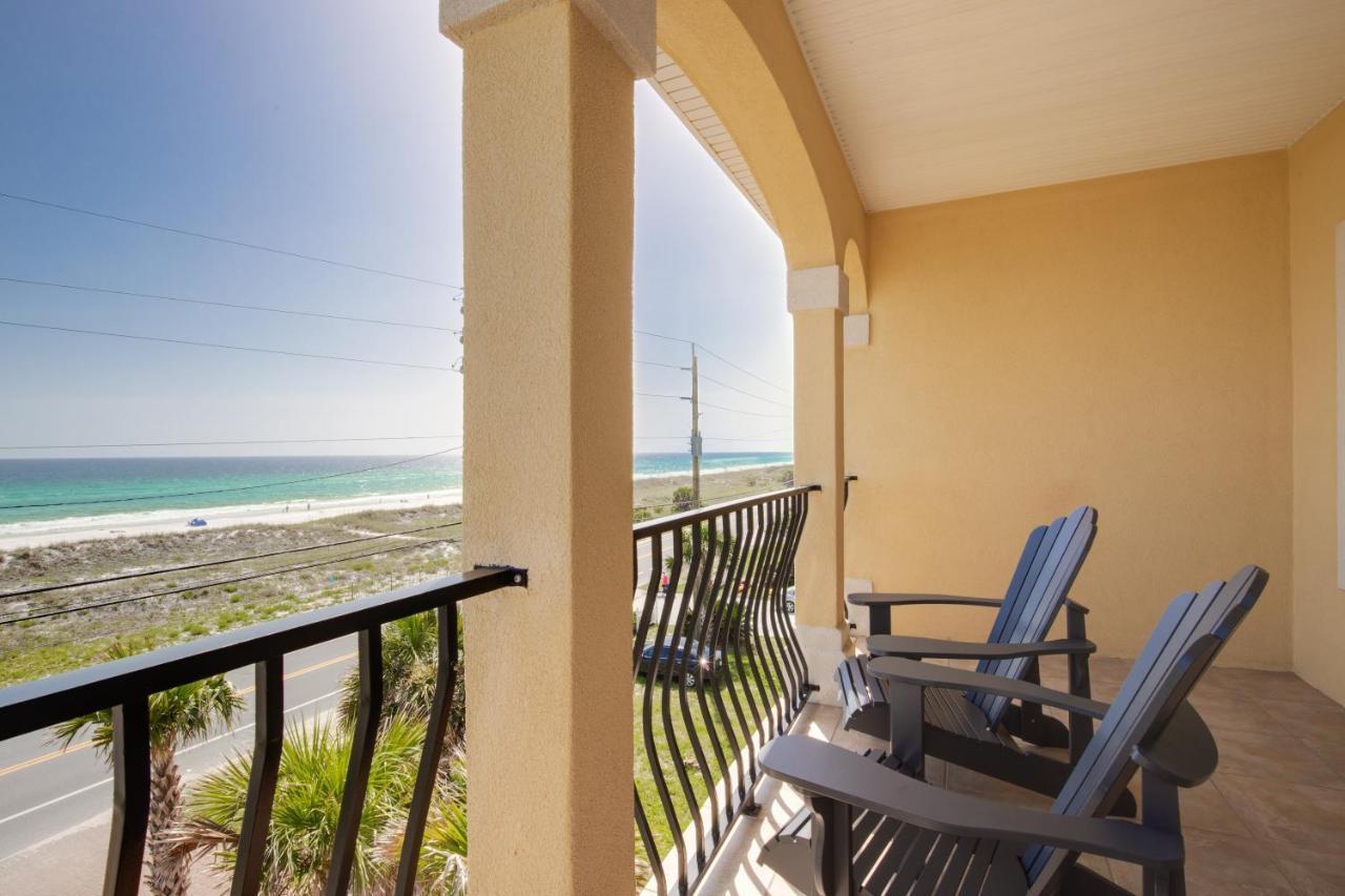 2 Gulf View Balconies! 3 Story Townhome With 4 Bedrooms, 4 Bathrooms! Sleeps12 Panama City Beach Dış mekan fotoğraf